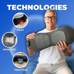 RelaxoTech | Back Massager with Heat & Vibration – 3-in-1 Therapy for Back Pain