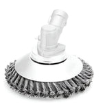 Effektiver Unkrauttrimmer mit Stahlbürste für Ihren Garten