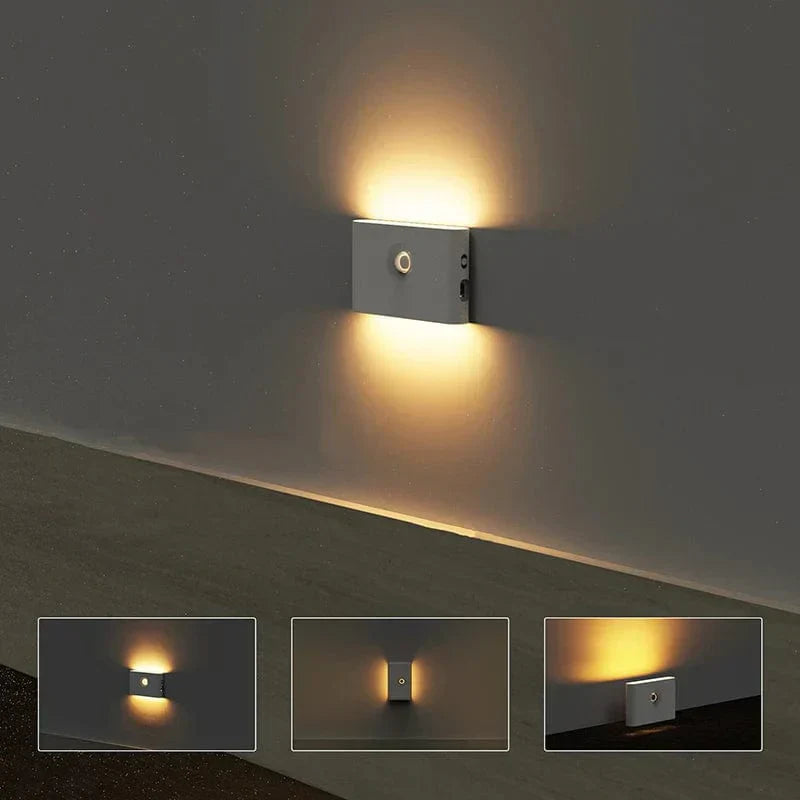 Cordless LED Night Lights with Motion Sensor and USB Rechargeable Battery