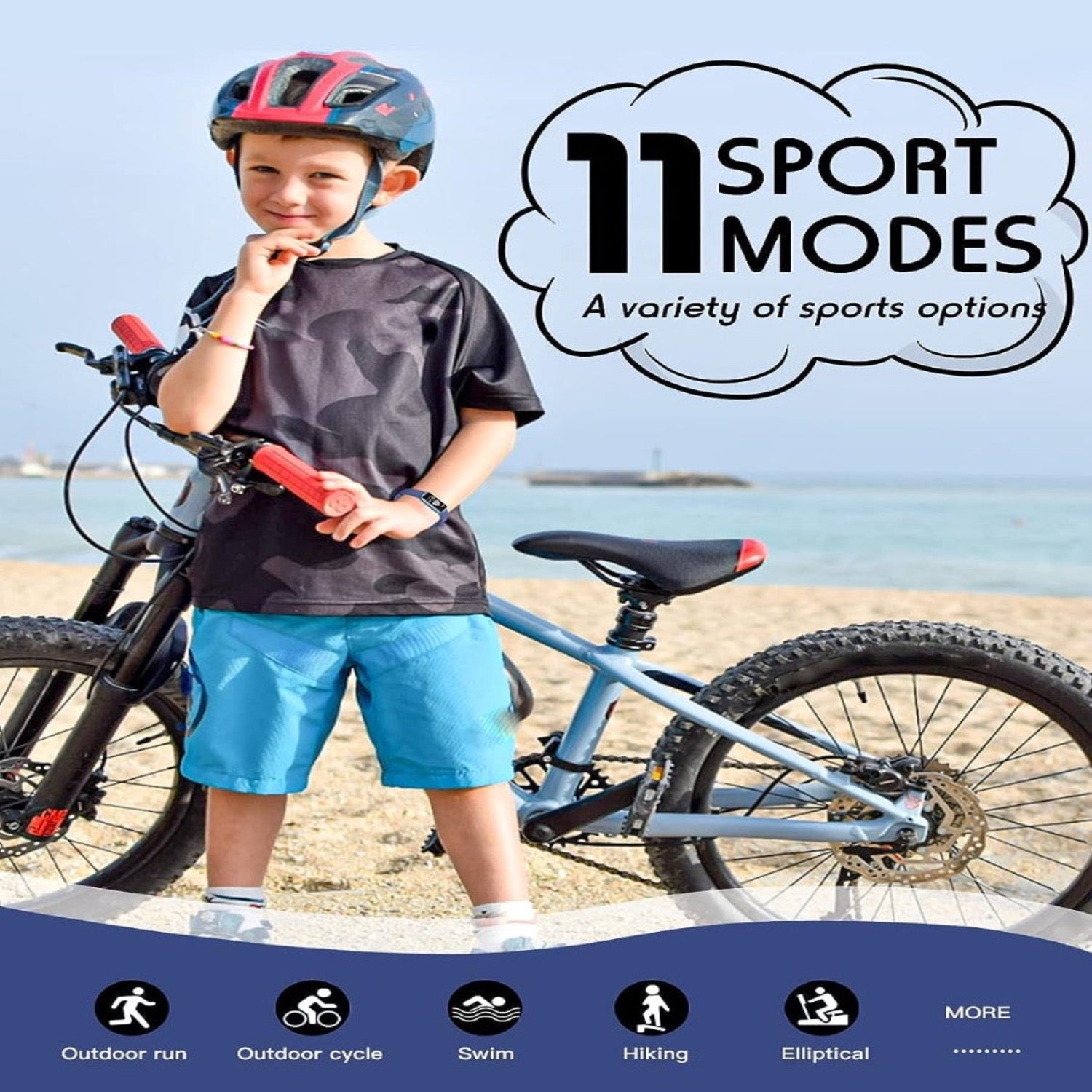 Kids Activity Tracker – Smart Fitness Watch with GPS and Heart Rate Monitor