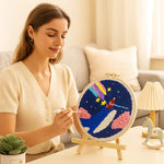 Beruhigendes Stickset für kreative Auszeit