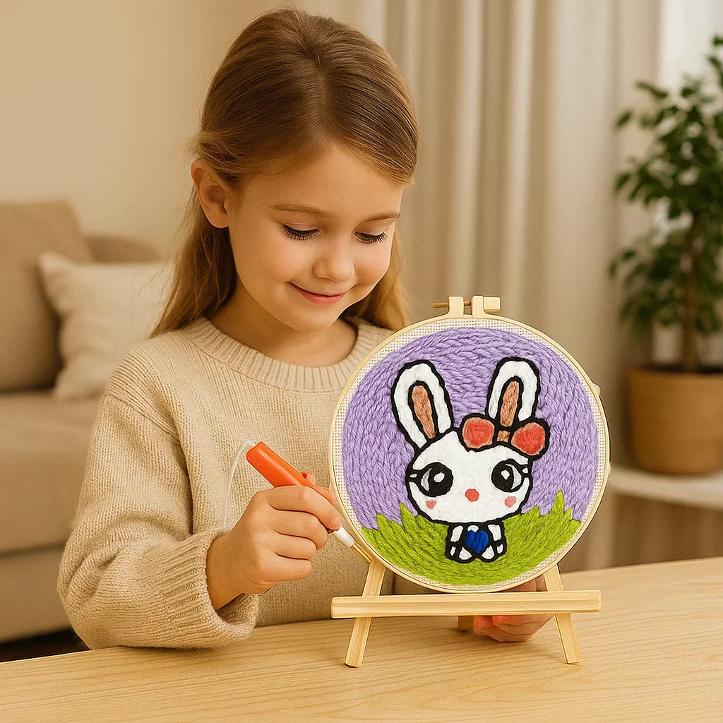 Beruhigendes Stickset für kreative Auszeit