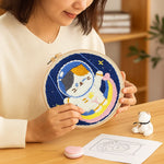 Beruhigendes Stickset für kreative Auszeit