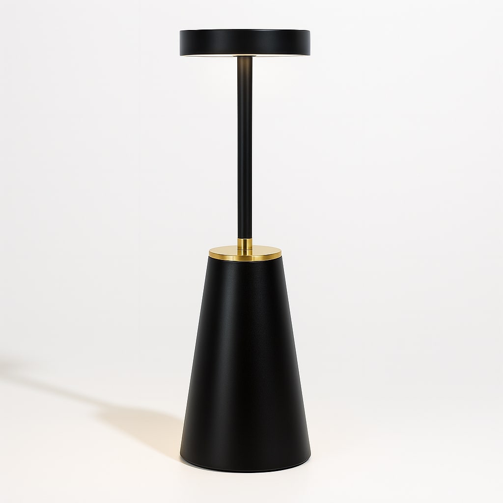 Elegante kabellose Tischlampe mit Touch-Dimmer für jede Umgebung