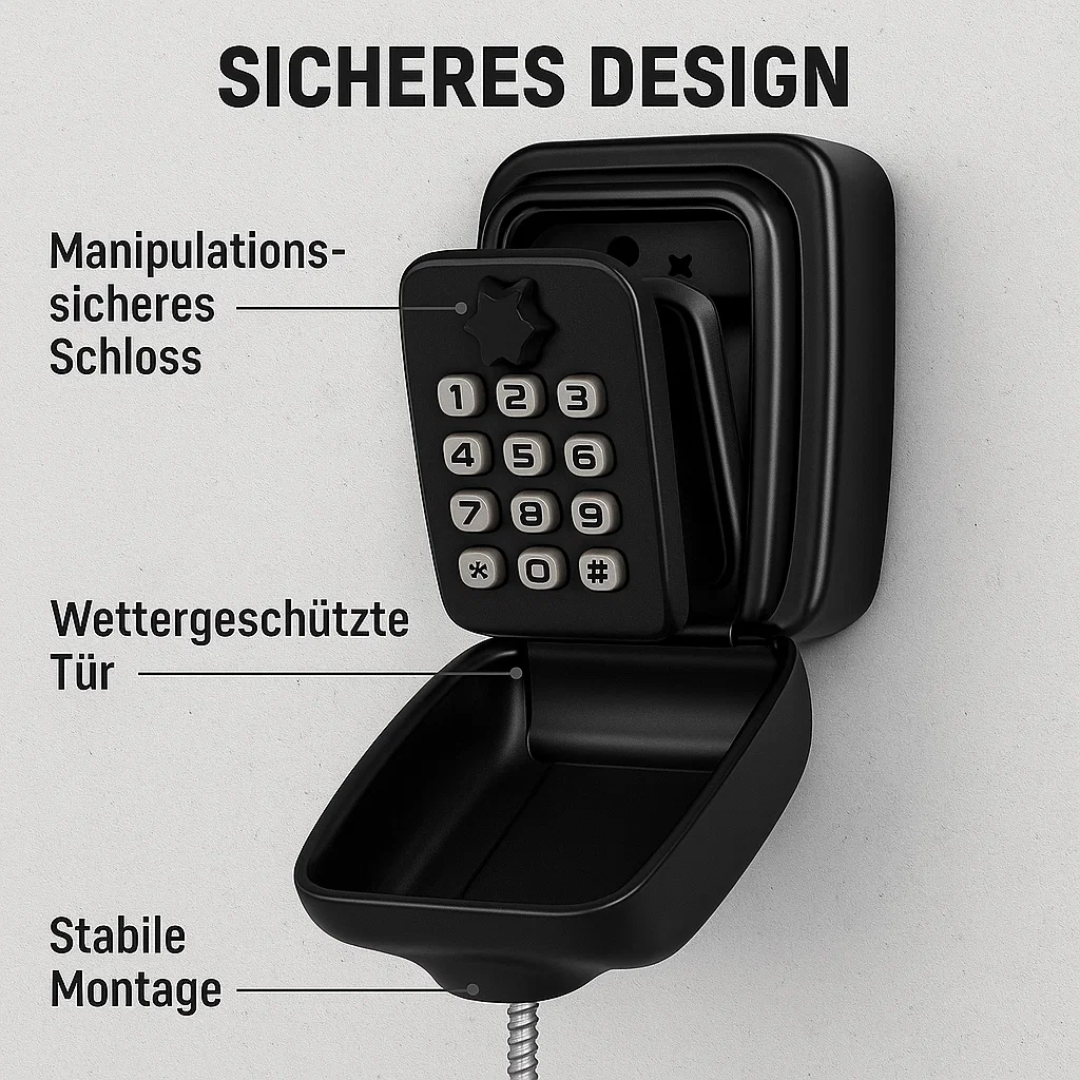 Sichere Schlüsselaufbewahrung für den Außenbereich