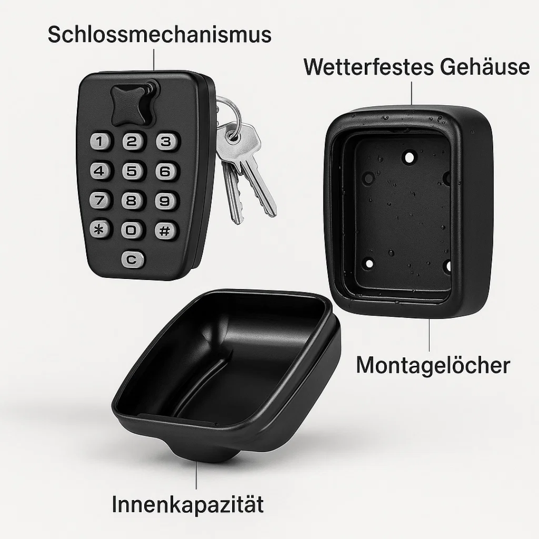 Sichere Schlüsselaufbewahrung für den Außenbereich