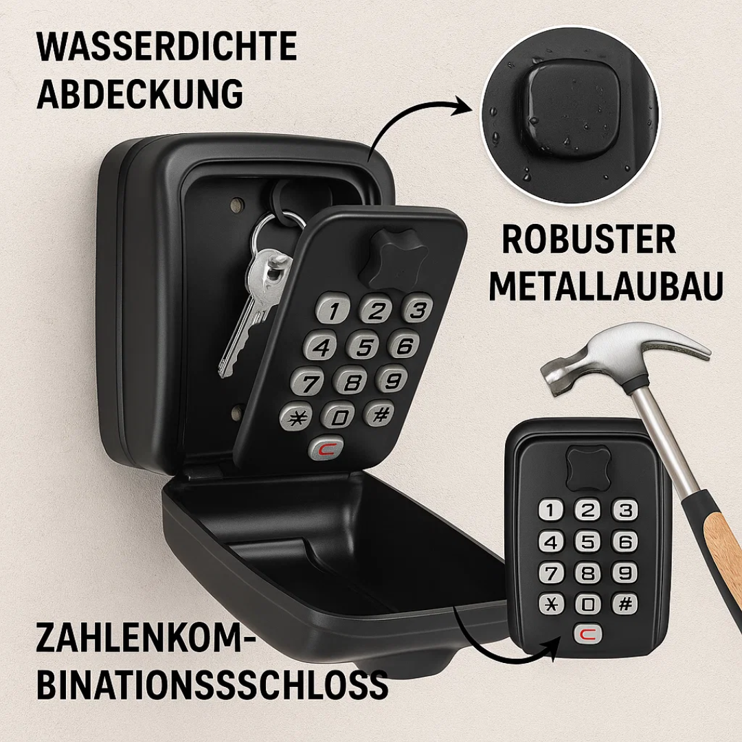 Sichere Schlüsselaufbewahrung für den Außenbereich