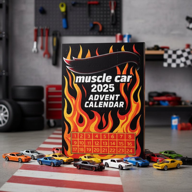 24-Car Advent Calendar for Christmas - Kids' Vehicle Set