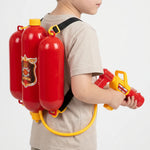 Water Blaster Toy Backpack for Kids – Firefighter Theme