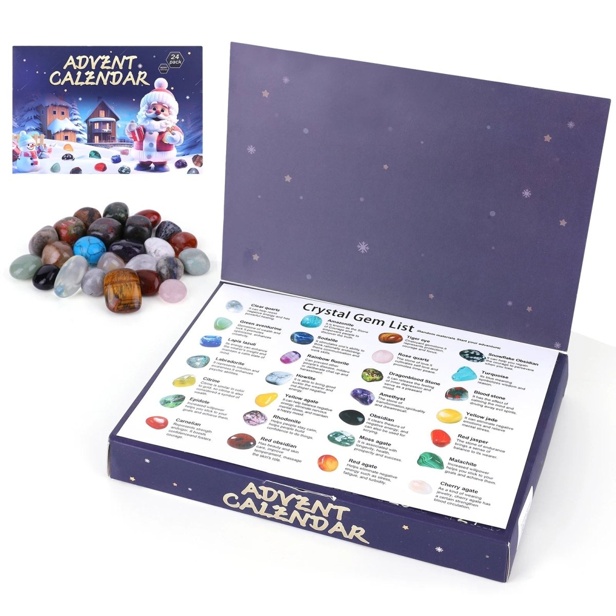 2025 Advent Calendar for Kids with Gemstone Digging Activities