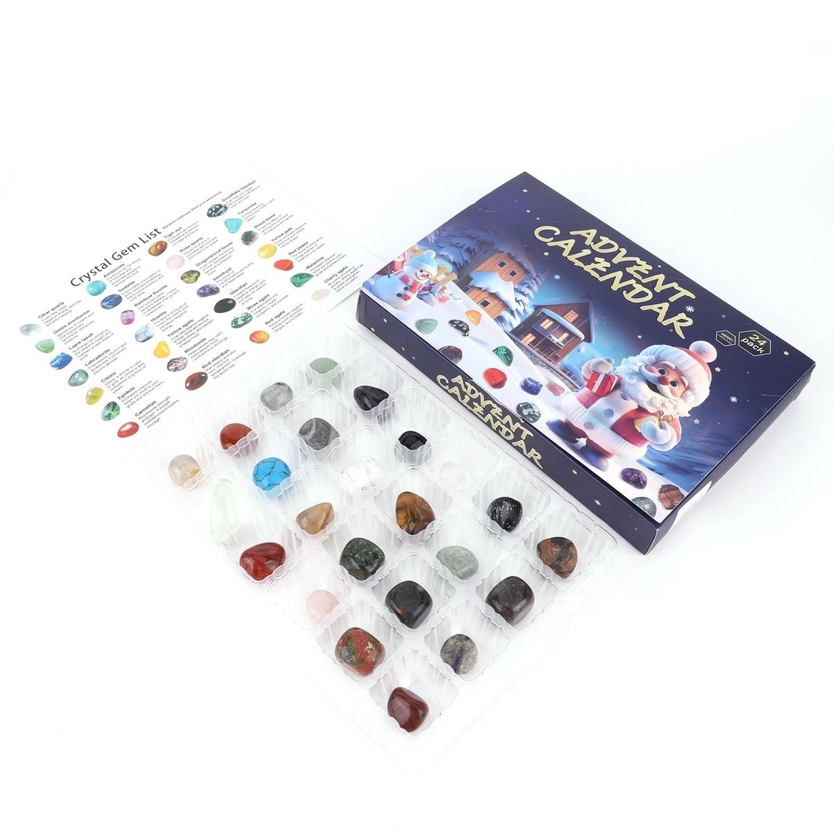 2025 Advent Calendar for Kids with Gemstone Digging Activities