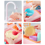 Play Kitchen with Faucet and Cooking Utensils – Interactive Toy