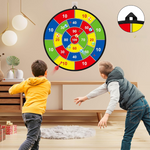 Two-Sided Kids' Dart Game – Safe Fun for Indoors and Out