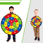 Doppelseitige Kinderdartscheibe – Große sichere Dartscheibe für drinnen und draußen
