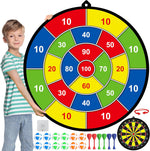 Zweiseitige Kinderdartscheibe – Große, sichere Dartscheibe für drinnen & draußen