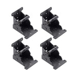Space-Saving Steel Folding Hinge Bracket | Set of 4