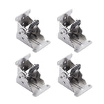 Space-Saving Steel Folding Hinge Bracket | Set of 4