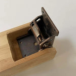 Space-Saving Steel Folding Hinge Bracket | Set of 4