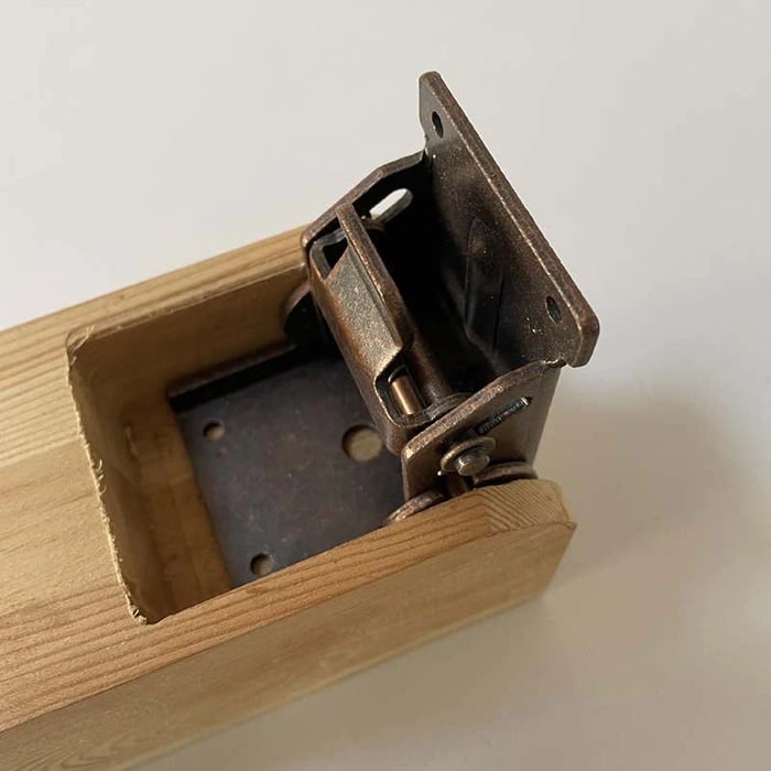 Space-Saving Steel Folding Hinge Bracket | Set of 4