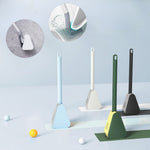 Innovative silicone toilet brush with holder for hygienic cleaning
