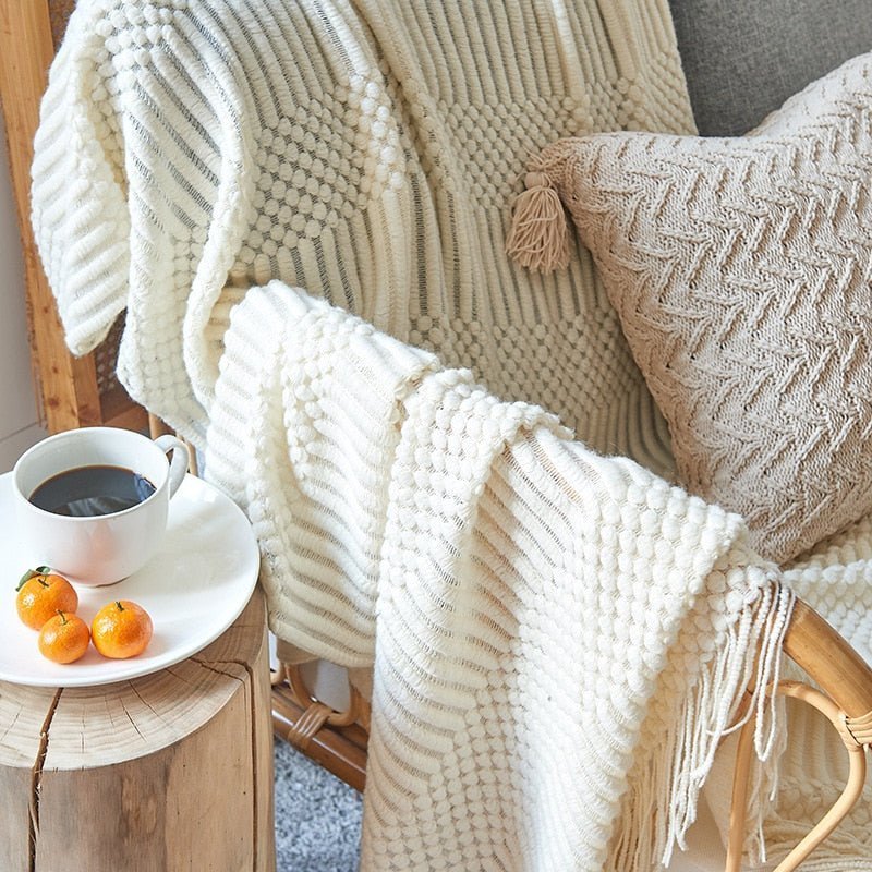 Gemütliche Strickdecke für dein Wohlfühl-Zuhause