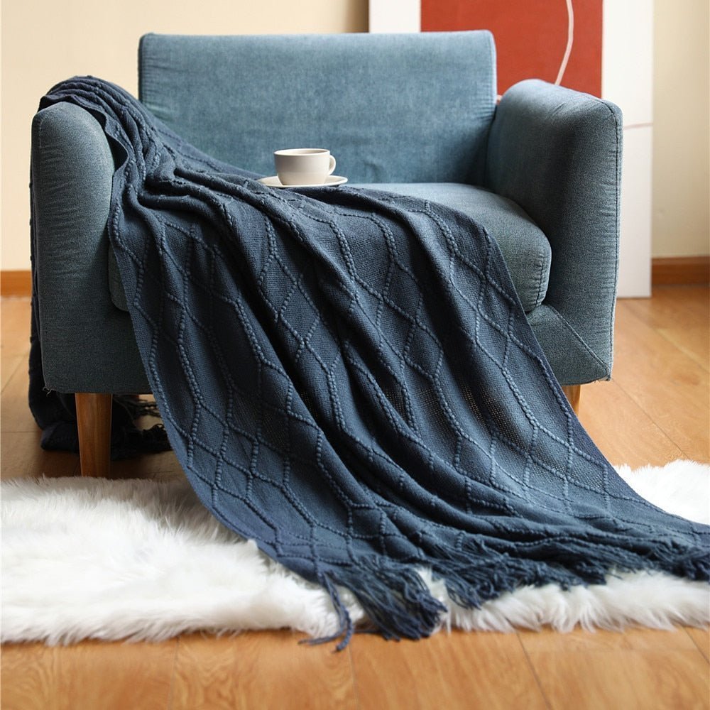 Gemütliche Strickdecke für dein Wohlfühl-Zuhause