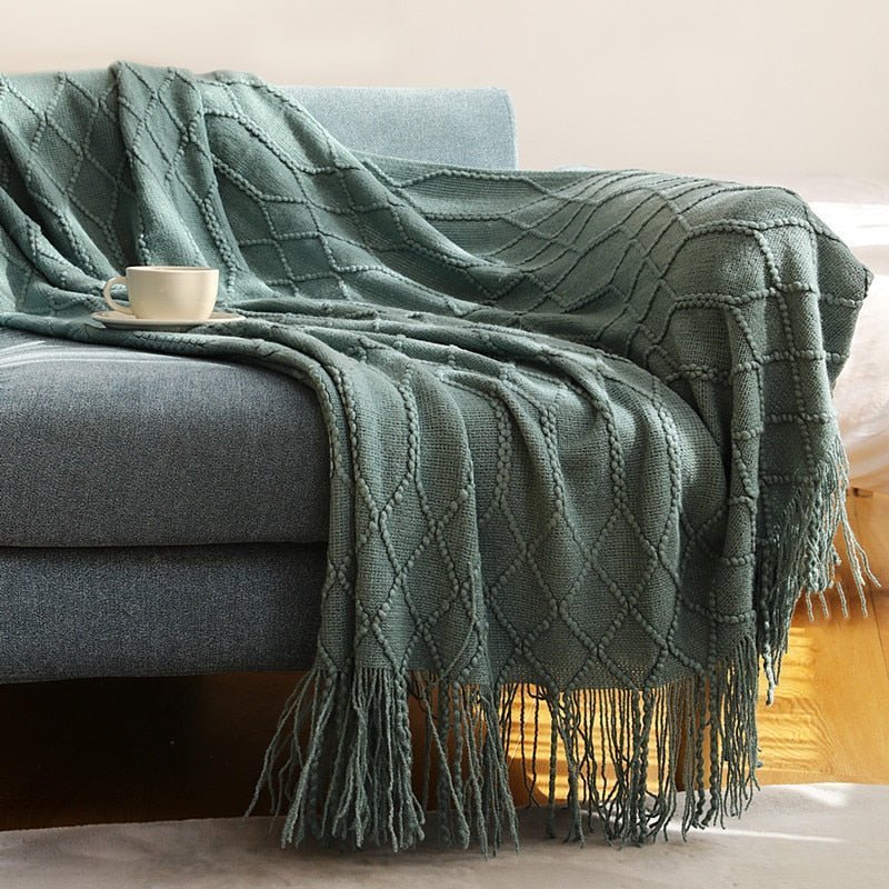 Gemütliche Strickdecke für dein Wohlfühl-Zuhause