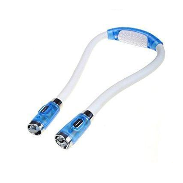 FlexiGlow Nackenlampe – Tragbare LED-Beleuchtung für Basteln und Lesen