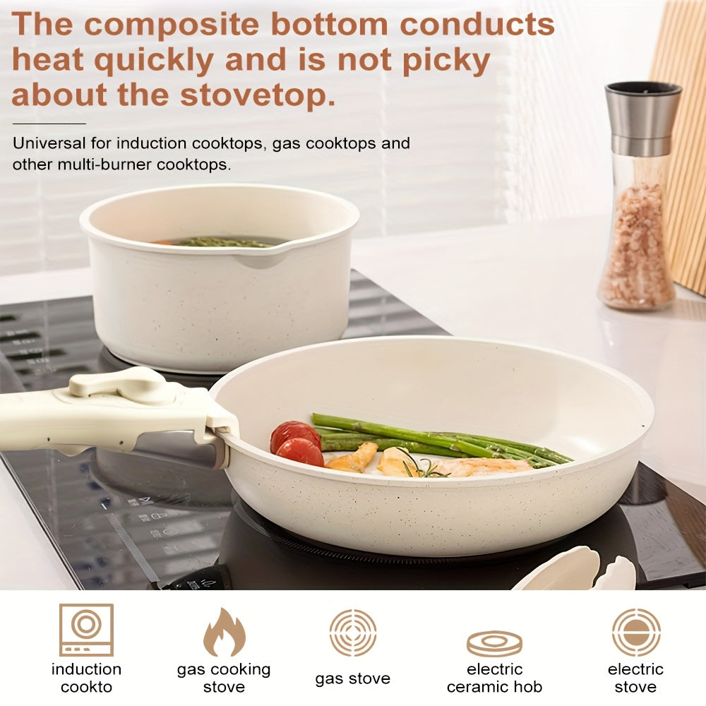 Versatile 17-piece pan set for all cooking needs