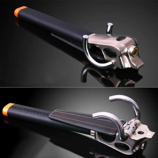 Adjustable Steering Wheel Lock with Triple Locking – Strong Anti-Theft Protection