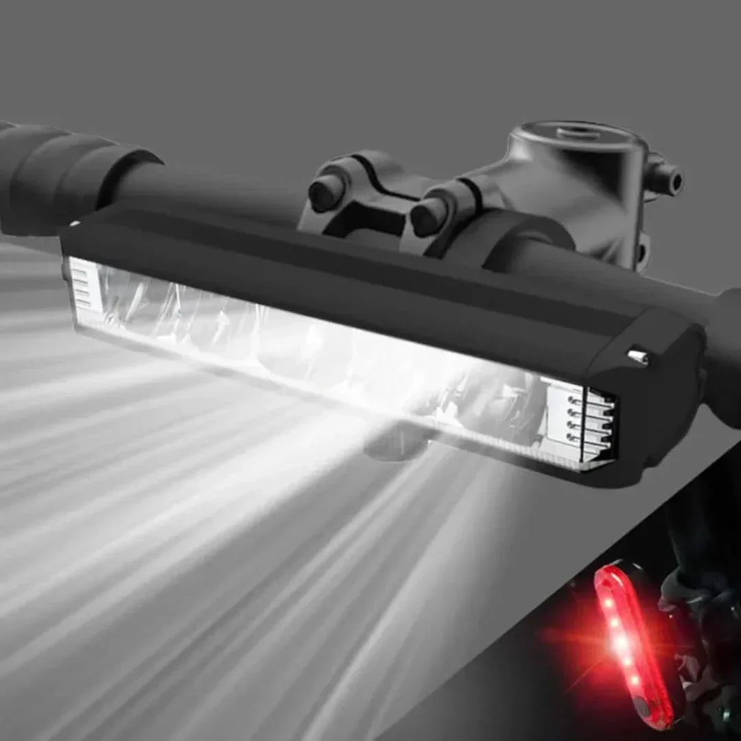 Luminex | Bright 1400 Lumen Bicycle Front Light – Rechargeable and Weatherproof