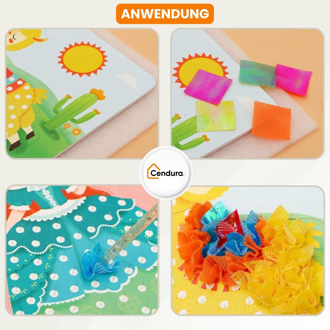 KreativBox für Kinder: Bastelspaß ohne Kleber und Chaos