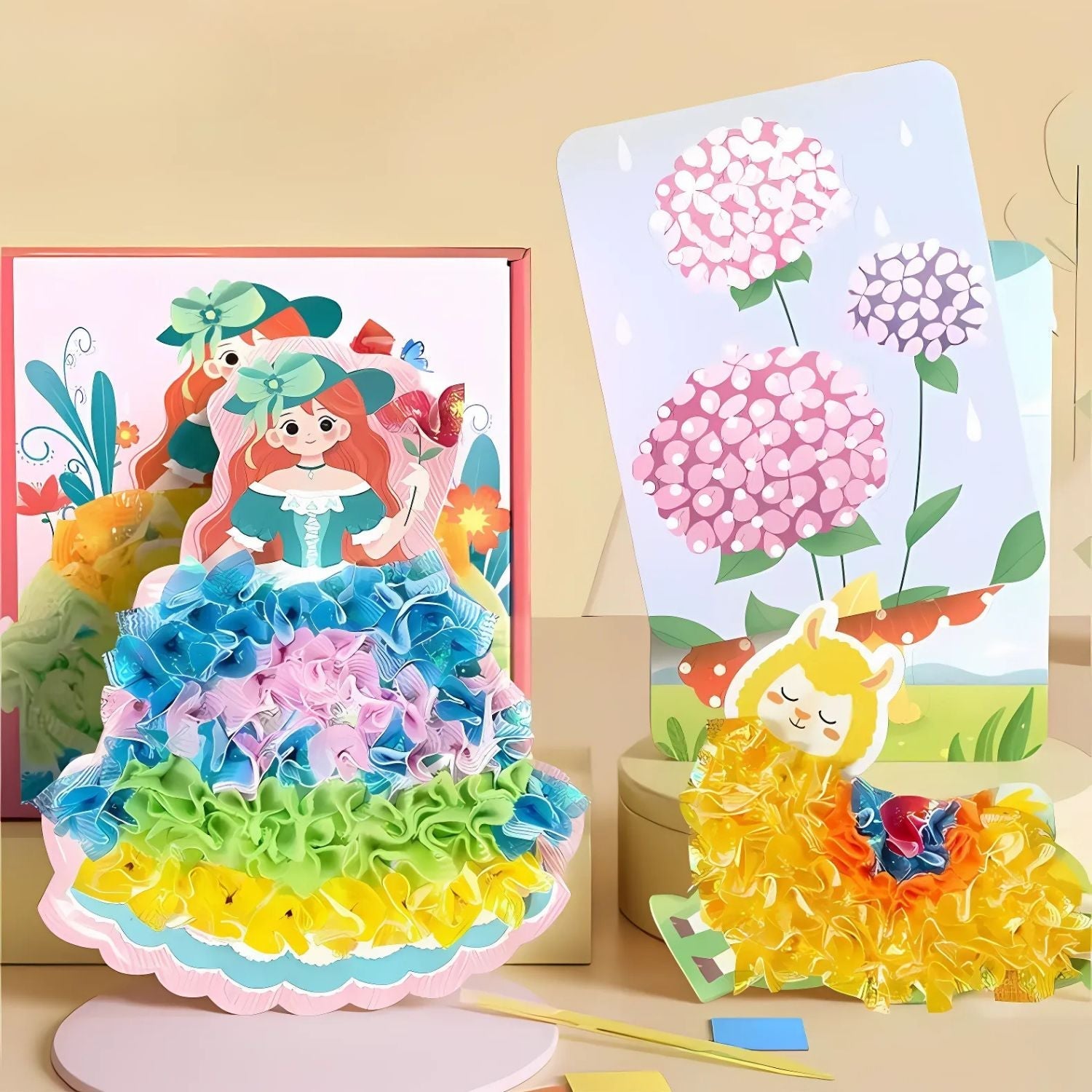 KreativBox für Kinder: Bastelspaß ohne Kleber und Chaos