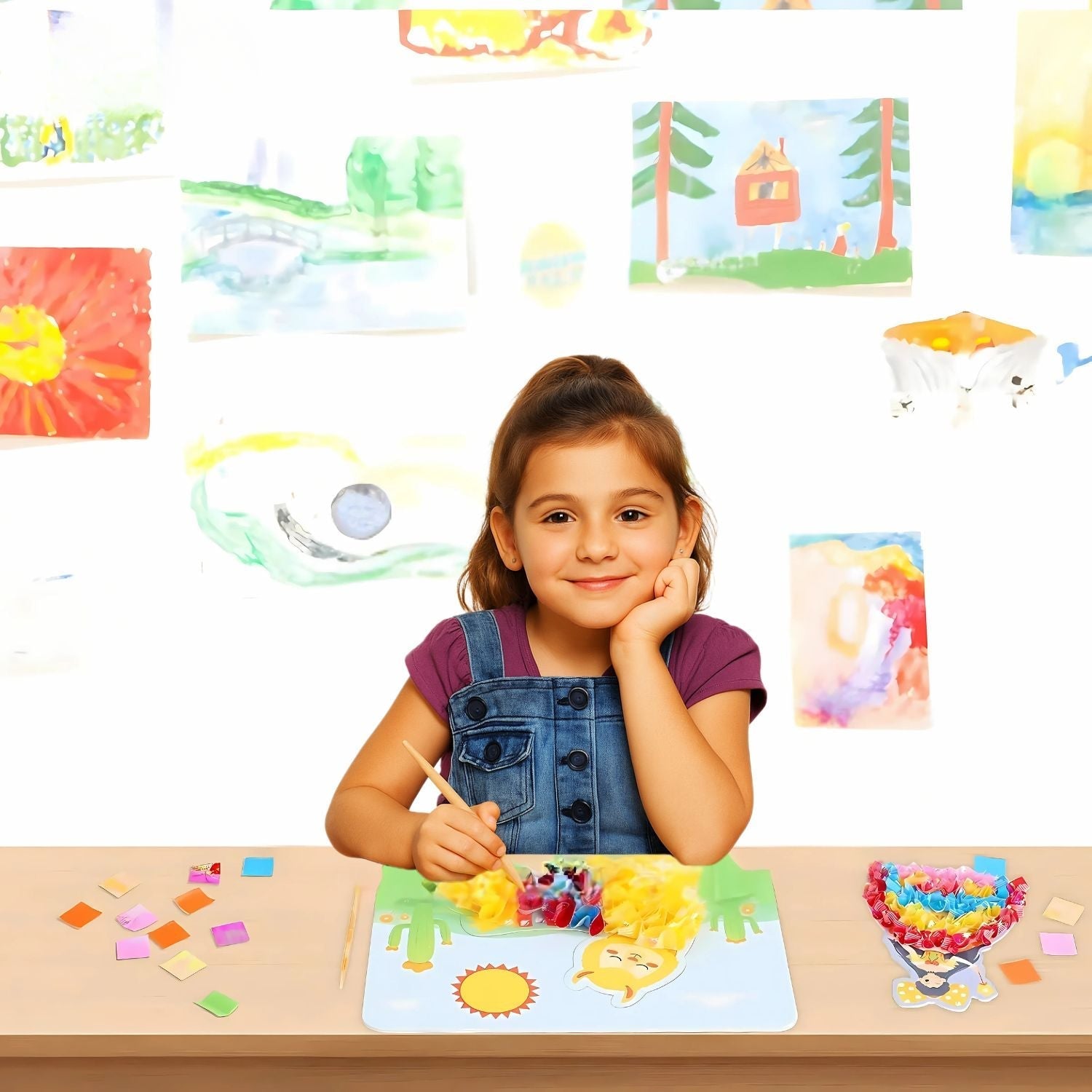 KreativBox für Kinder: Bastelspaß ohne Kleber und Chaos