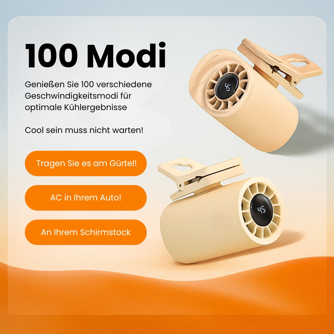 Compact Mini Clip Fan for Refreshing Coolness