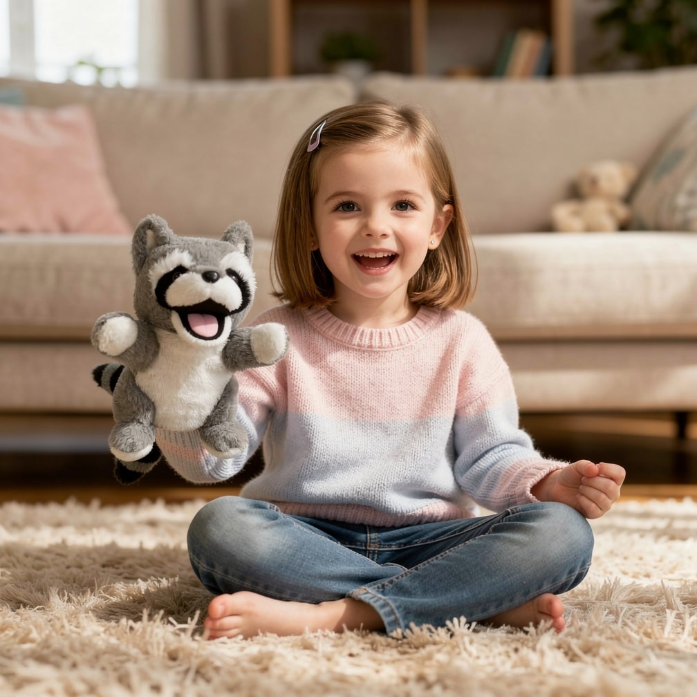 Hand Puppet Plush Toy for Creative Playtime Moments