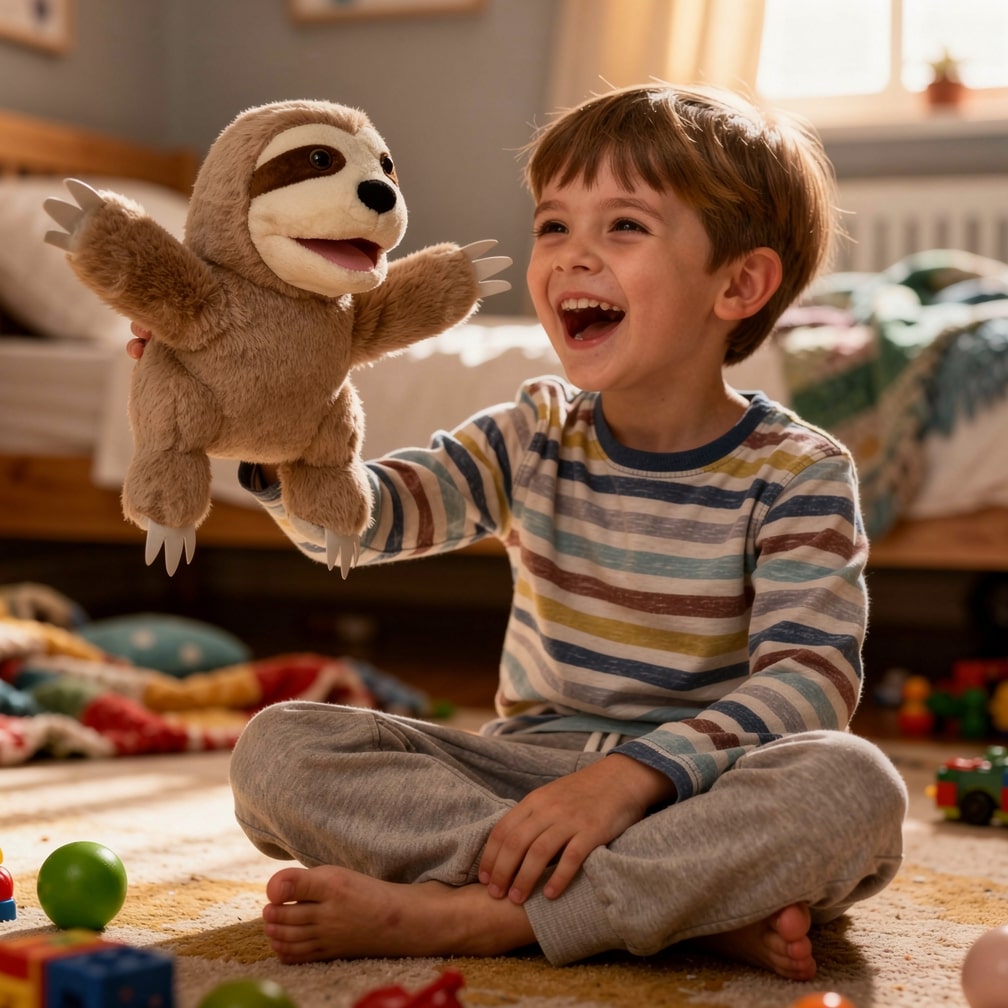 Hand Puppet Plush Toy for Creative Playtime Moments