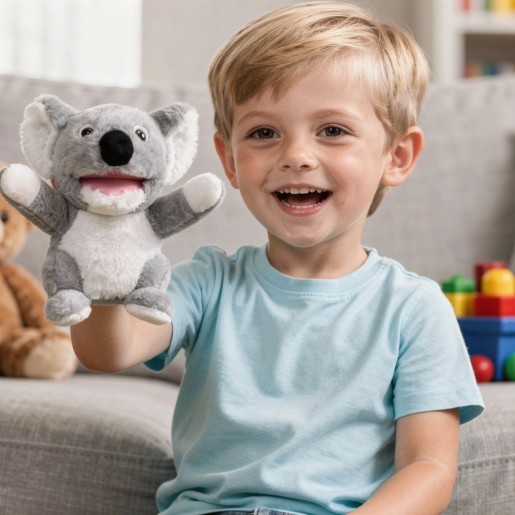 Hand Puppet Plush Toy for Creative Playtime Moments