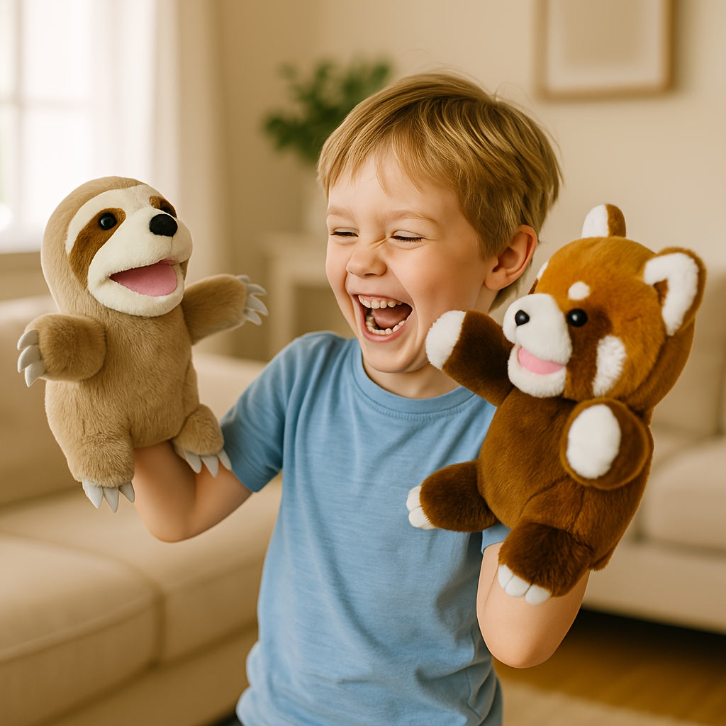 Hand Puppet Plush Toy for Creative Playtime Moments