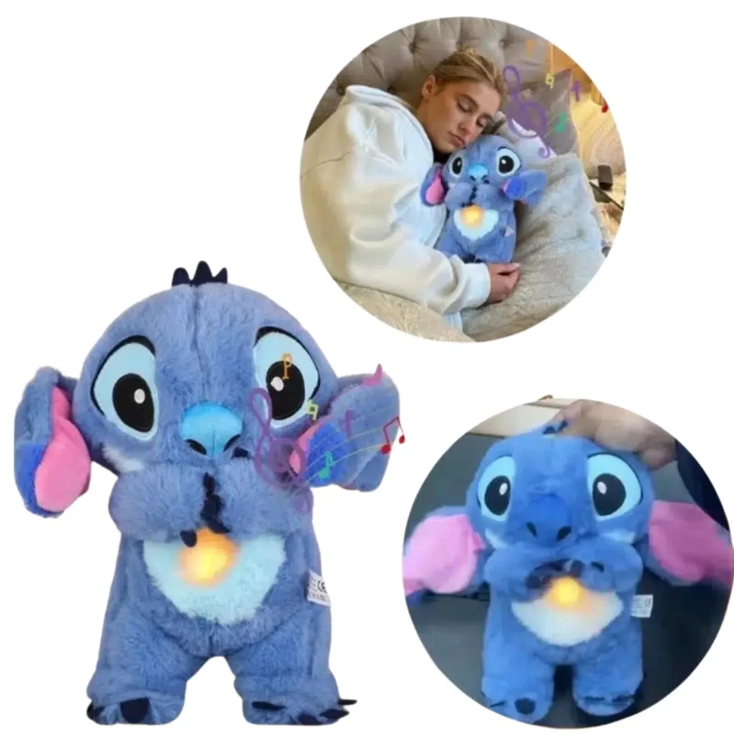 Soothing Stuffed Animal with Gentle Breathing Function for Children