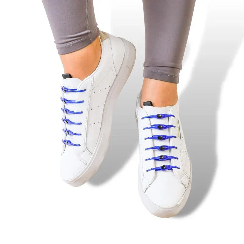 Schnellverschluss-Schnürsenkel | Elastisch und Knotenfrei | 12 Stück | Für alle Schuhgrößen