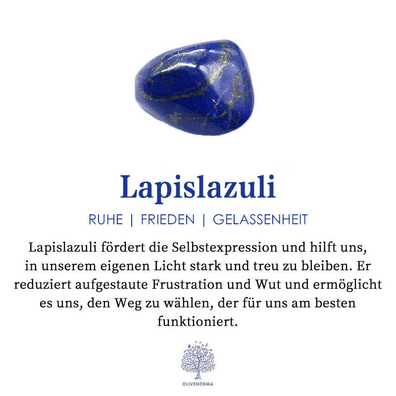 Spiritual Pendant with Tiger's Eye and Lapis Lazuli – Rosary for Men