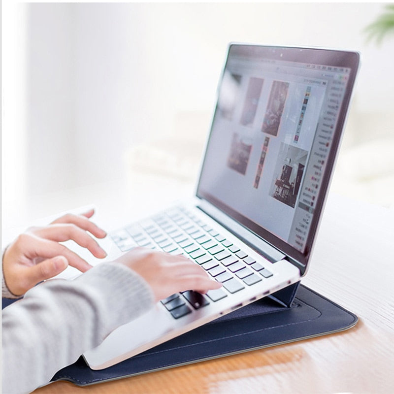 Praktische Laptoptasche & Ständer: 2-in-1 Lösung für unterwegs