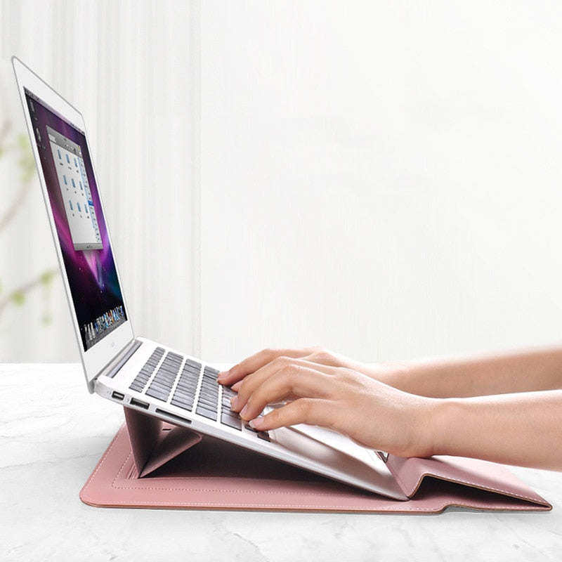 Praktische Laptoptasche & Ständer: 2-in-1 Lösung für unterwegs