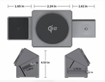Versatile 3-in-1 Charging Station for Smartphone, Watch, and Headphones
