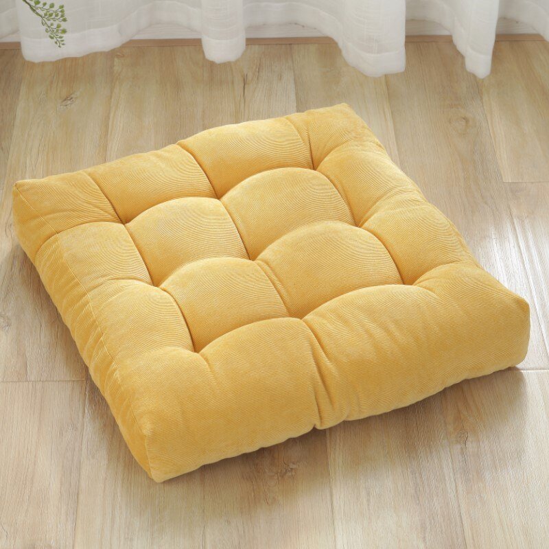 Cozy seat cushion with Japanese design