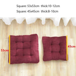 Cozy seat cushion with Japanese design