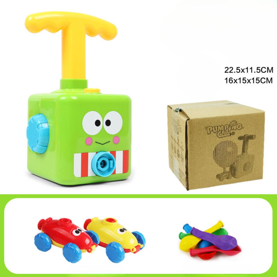 Toy box with balloons