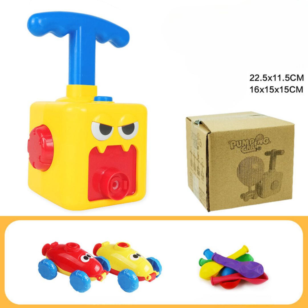 Toy box with balloons