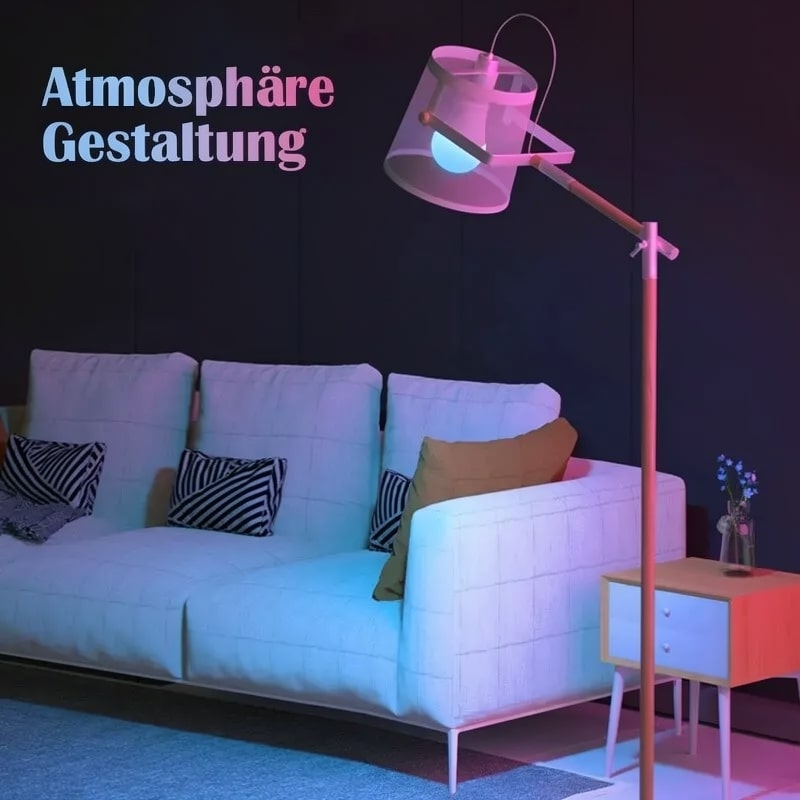 RGB E27 LED Lampe mit Fernbedienung für jede Stimmung